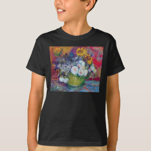 Van Gogh - Still Life With Roses And Sunflowers T-Shirt