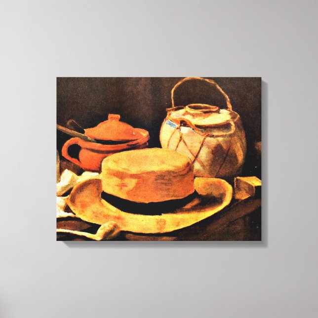 Van Gogh - Still Life with Yellow Hat Canvas Print (Front)