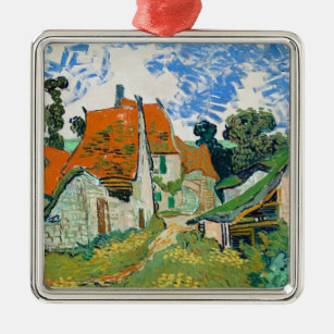 Van Gogh - Street in Auvers - sur-Oise Metal Ornament