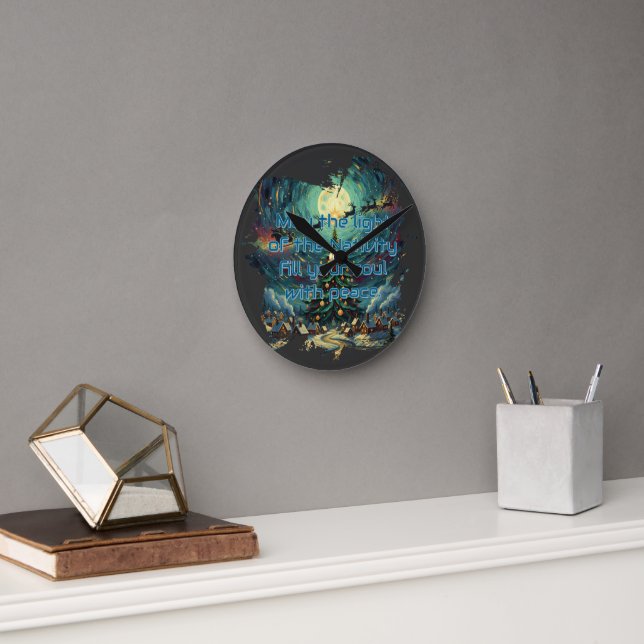 Van Gogh Style Acrylic Wall Clock (Office)