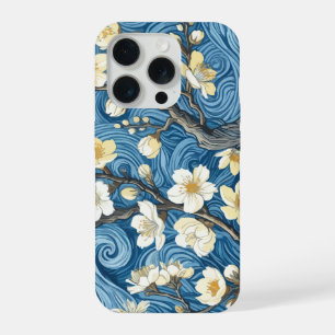 Van Gogh Style Almond Blossoms iPhone 15 Pro Case