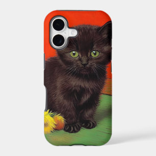 Van Gogh Style Black Cat
