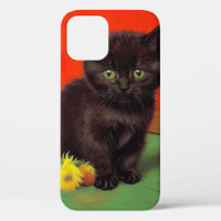 Van Gogh Style Black Cat