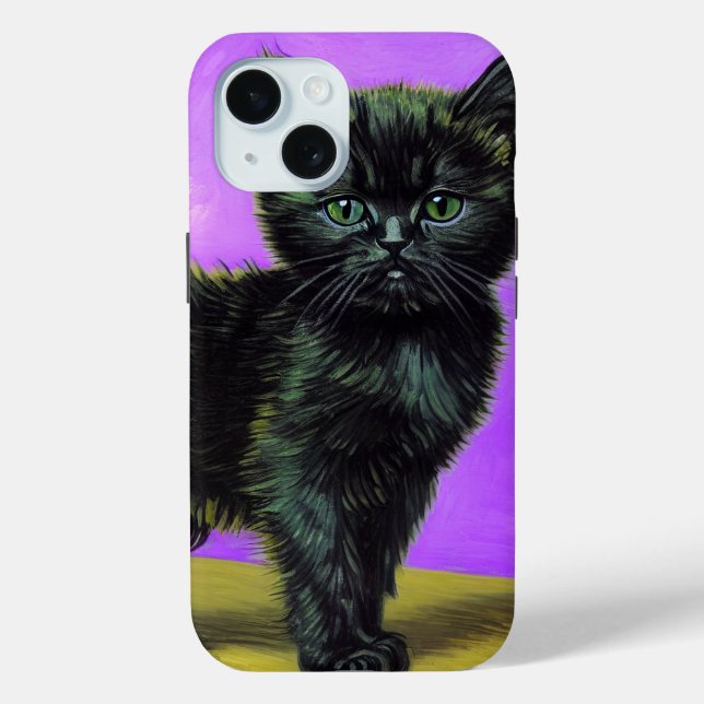 Van Gogh Style Cat Case-Mate iPhone Case (Back)