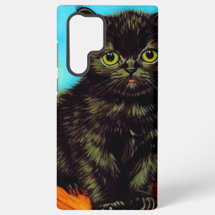 Van Gogh Style Pouting Kitten Samsung Galaxy Case