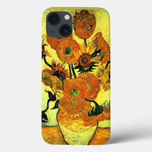 Van Gogh - Sunflowers, 14, Case-Mate iPhone Case (Back)