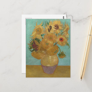 Van Gogh - Sunflowers, 3rd Version, Repetition Postcard