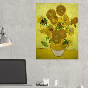 Van Gogh - Sunflowers, 4th Version, Repetition Foil Prints