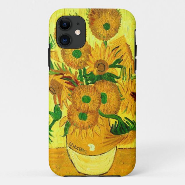 Van Gogh Sunflowers Case-Mate iPhone Case (Back)