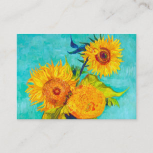 Van Gogh Sunflowers  Enclosure Card