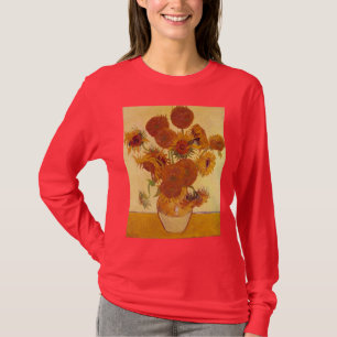 Van Gogh Sunflowers (F454) Vintage Fine Art T-Shirt