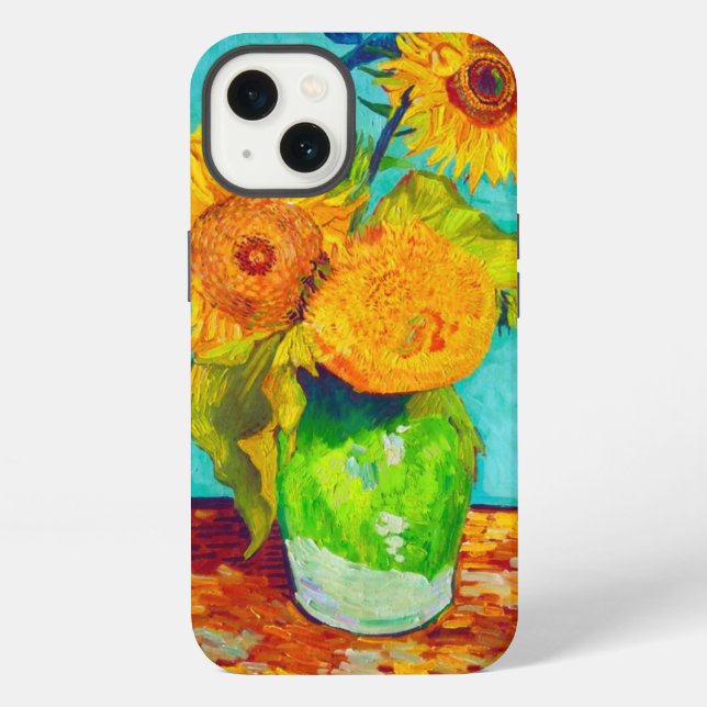 Van Gogh Sunflowers  iPhone Case (Back)