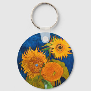 Van Gogh Sunflowers Keychain