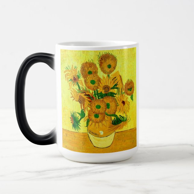 Van Gogh Sunflowers Magic Mug (Left)