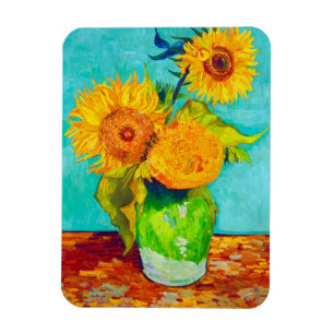 Van Gogh Sunflowers  Magnet