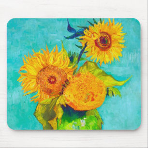 Van Gogh Sunflowers Mouse Pad