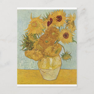 Van Gogh Sunflowers Postcard