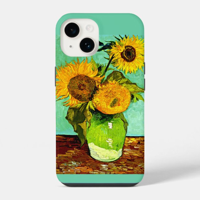 Van Gogh - Sunflowers Three iPhone Case (Back)