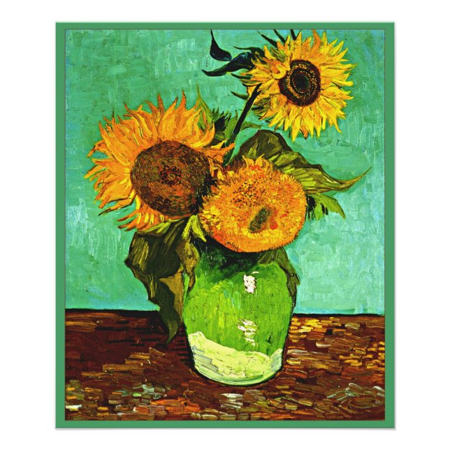 Van Gogh - Sunflowers, Three, Photo Print (Front)