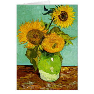 Van Gogh - Sunflowers (three), Van Gogh painting