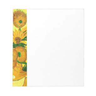 Van Gogh Sunflowers Updated Notepad