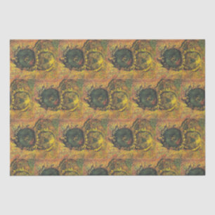 Van Gogh Sunflowers - Vintage Golden Floral Art Tissue Paper
