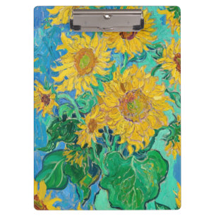 Van Gogh Sunflowers Yellow Flowers  Floral  Clipboard