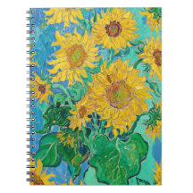 Van Gogh Sunflowers Yellow Flowers Floral