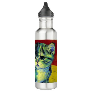 Van Gogh Tabby Cat 710 Ml Water Bottle