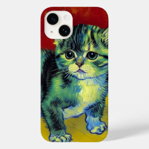 Van Gogh Tabby Cat Case-Mate iPhone 14 Case