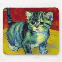 Van Gogh Tabby Cat