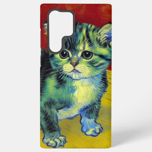 Van Gogh Tabby Cat Samsung Galaxy Case
