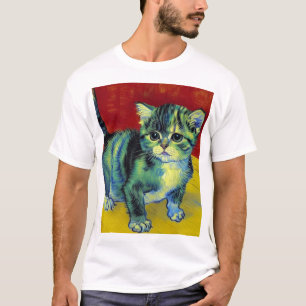Van Gogh Tabby Cat T-Shirt