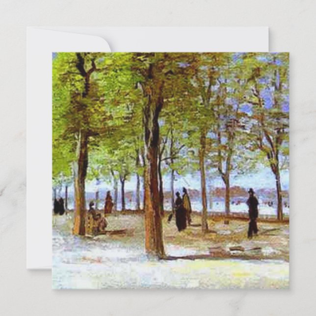 Van Gogh: Terrace in the Luxembourg Garden Card (Front)
