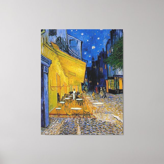 Van Gogh - The Cafe Terrace Canvas Print (Front)
