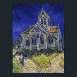 Van Gogh The Church at Auvers Blue Sky Art Poster<br><div class="desc">The Church at Auvers (1890) is one of Vincent van Gogh’s final and most powerful masterpieces, painted in Auvers-sur-Oise just weeks before his death. This iconic work is celebrated for its dramatic intensity, featuring a monumental Gothic church set against a turbulent, deep cobalt blue sky. Van Gogh’s signature swirling brushstrokes...</div>