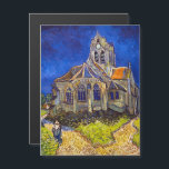 Van Gogh - The Church at Auvers Magnetic Card<br><div class="desc">The Church at Auvers / l'Eglise à Auvers-sur-oise by Vincent Van Gogh in 1890</div>