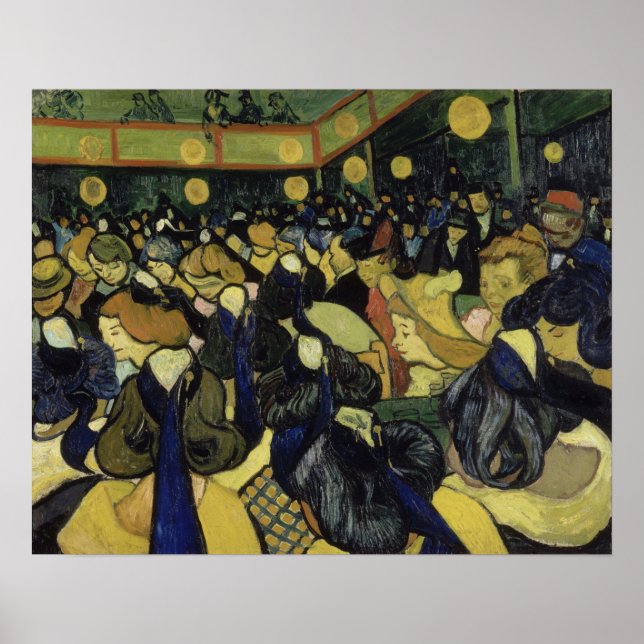 Van Gogh - The Dance Hall In Arles Poster (Front)
