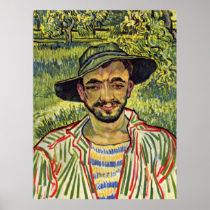 Van Gogh - The Gardener (aka Young Peasant) Poster