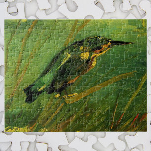 Van Gogh The Kingfisher, Vintage Impressionism Art Jigsaw Puzzle