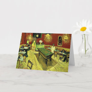 Van Gogh - The Night Cafe, famous painting, Card