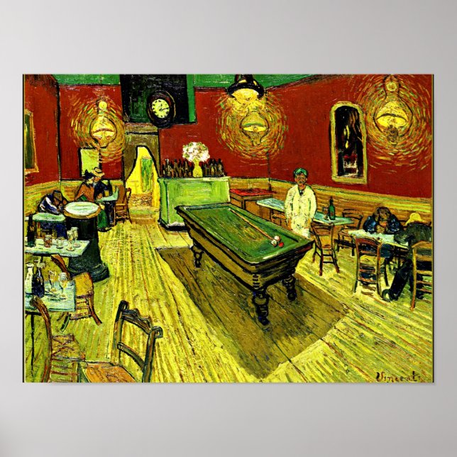 Van Gogh - The Night Cafe Poster (Front)