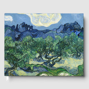 Van Gogh The Olive Trees Landscape Painting Guest Book