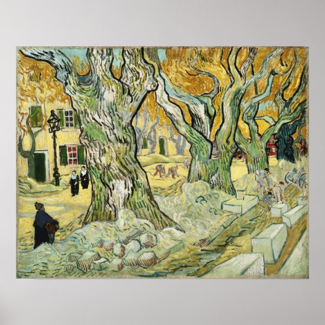 Van Gogh - The Road Menders Poster (Front)