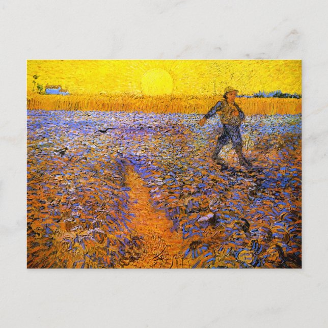 Van Gogh: The Sower Postcard (Front)