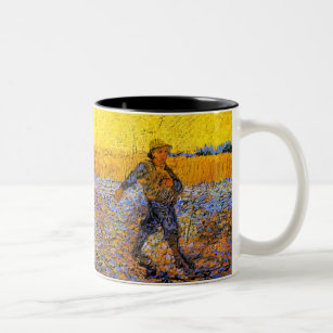 Van Gogh: The Sower Two-Tone Coffee Mug