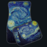 Van Gogh - The Starry Night Car Mat<br><div class="desc">Van Gogh's Art Work - "The Starry Night" is featured on this car mat set. A nighttime sky so alive with sumptuous swirls! **Check out related products with this design in our store and discover more amazing options with this wonderful image: https://www.zazzle.com/collections/arty_gifts_for_the_van_gogh_fan_in_your_life-119079521028472120?rf=238919973384052768</div>