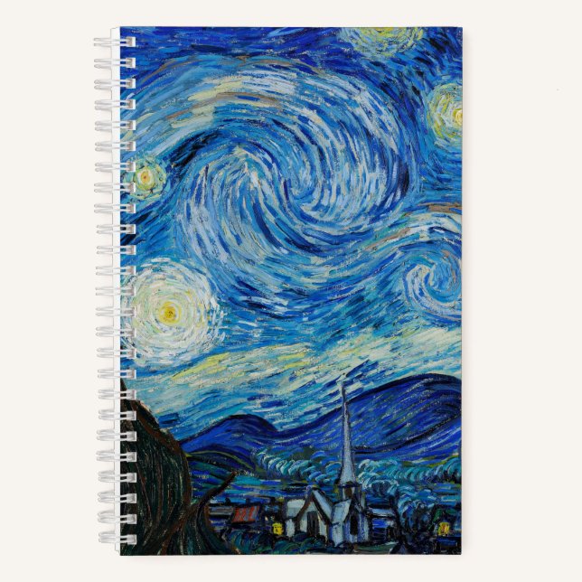 Van Gogh "The Starry Night" Notebook (Front)