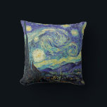 Van Gogh The Starry Night Pillow<br><div class="desc">Functional art from our favourite artist Van Gogh. 
The Starry Night by Vincent Van Gogh June 1889</div>