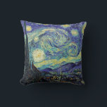 Van Gogh The Starry Night Pillow<br><div class="desc">Functional art from our favourite artist Van Gogh. 
The Starry Night by Vincent Van Gogh June 1889</div>